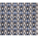 Gaston Y Daniela QUEEN AZUL/BLACK Upholstery Fabric