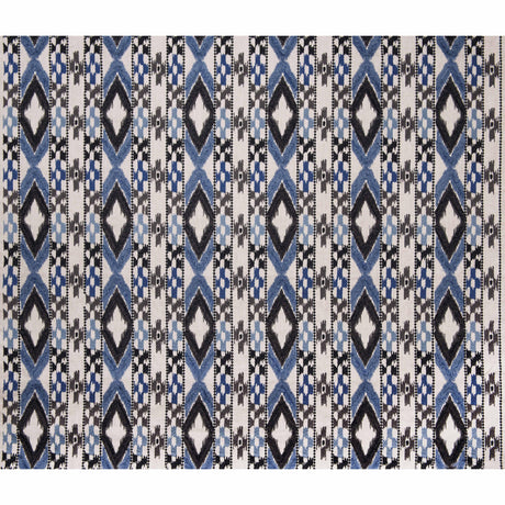 Gaston Y Daniela QUEEN AZUL/BLACK Upholstery Fabric