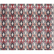 Gaston Y Daniela QUEEN ROJO/GRIS Upholstery Fabric