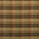 Mulberry CLAN CHENILLE BURNT ORANGE/GREEN/NUTMEG Upholstery Fabric