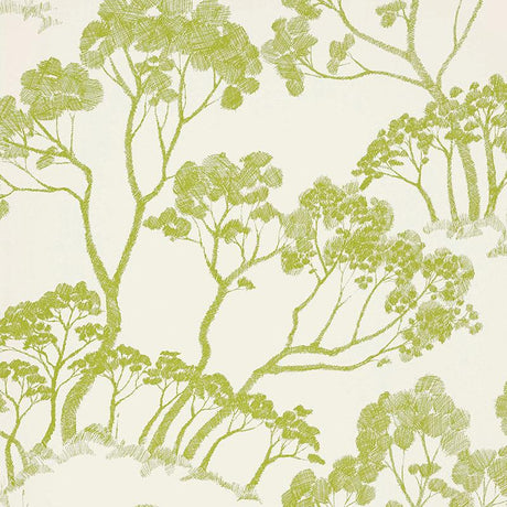 Schumacher Timber ! Leaf Wallpaper