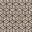 Schumacher Tumbling Blocks Chocolate Wallpaper