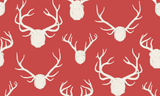 Lee Jofa ANTLERS PAPER RED Wallpaper