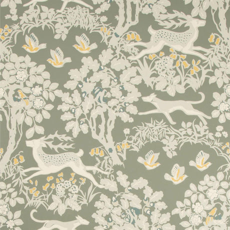 Lee Jofa MILLE FLEUR WP SILVER Wallpaper
