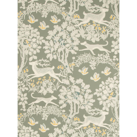 Lee Jofa MILLE FLEUR WP SILVER Wallpaper
