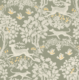 Lee Jofa MILLE FLEUR WP SILVER Wallpaper
