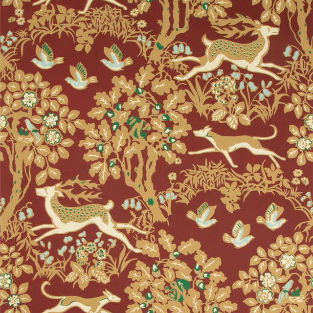 Lee Jofa MILLE FLEUR WP BERRY Wallpaper