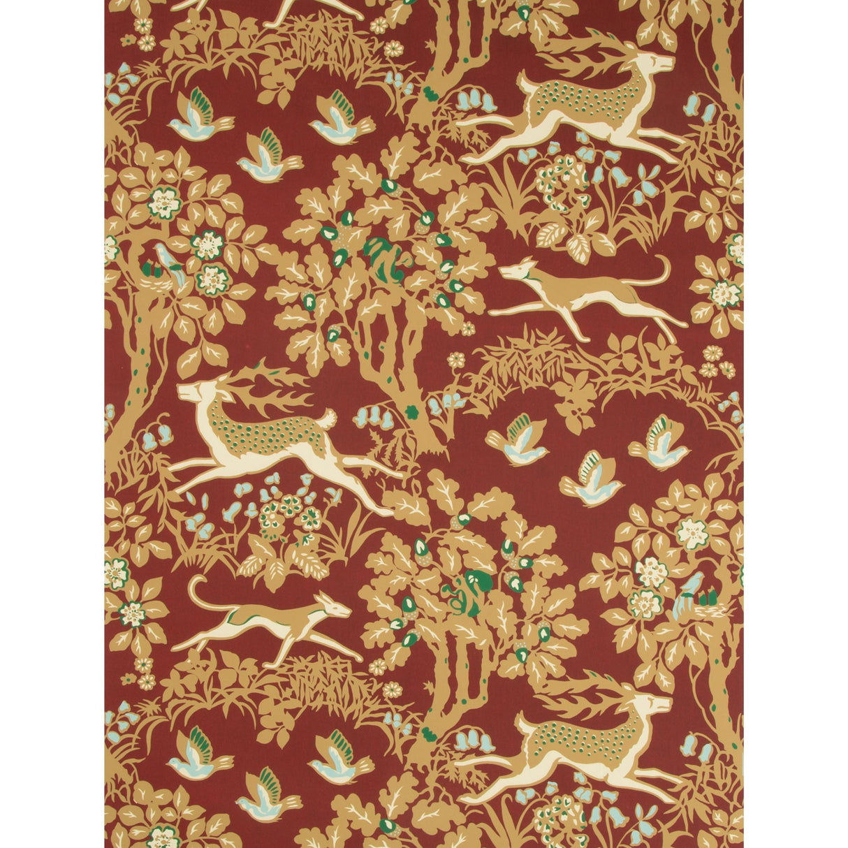 Lee Jofa MILLE FLEUR WP BERRY Wallpaper