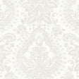 Borastapeter Boudoir Medallion Grey Wallpaper