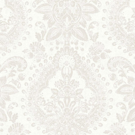Borastapeter Boudoir Medallion Grey Wallpaper