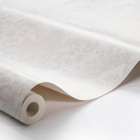 Borastapeter Boudoir Medallion Grey Wallpaper