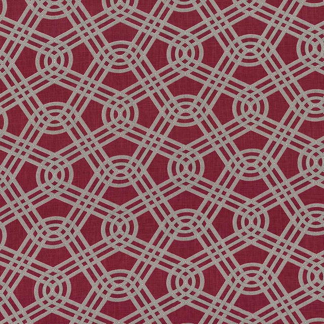 Kasmir Macrame Berry Fabric