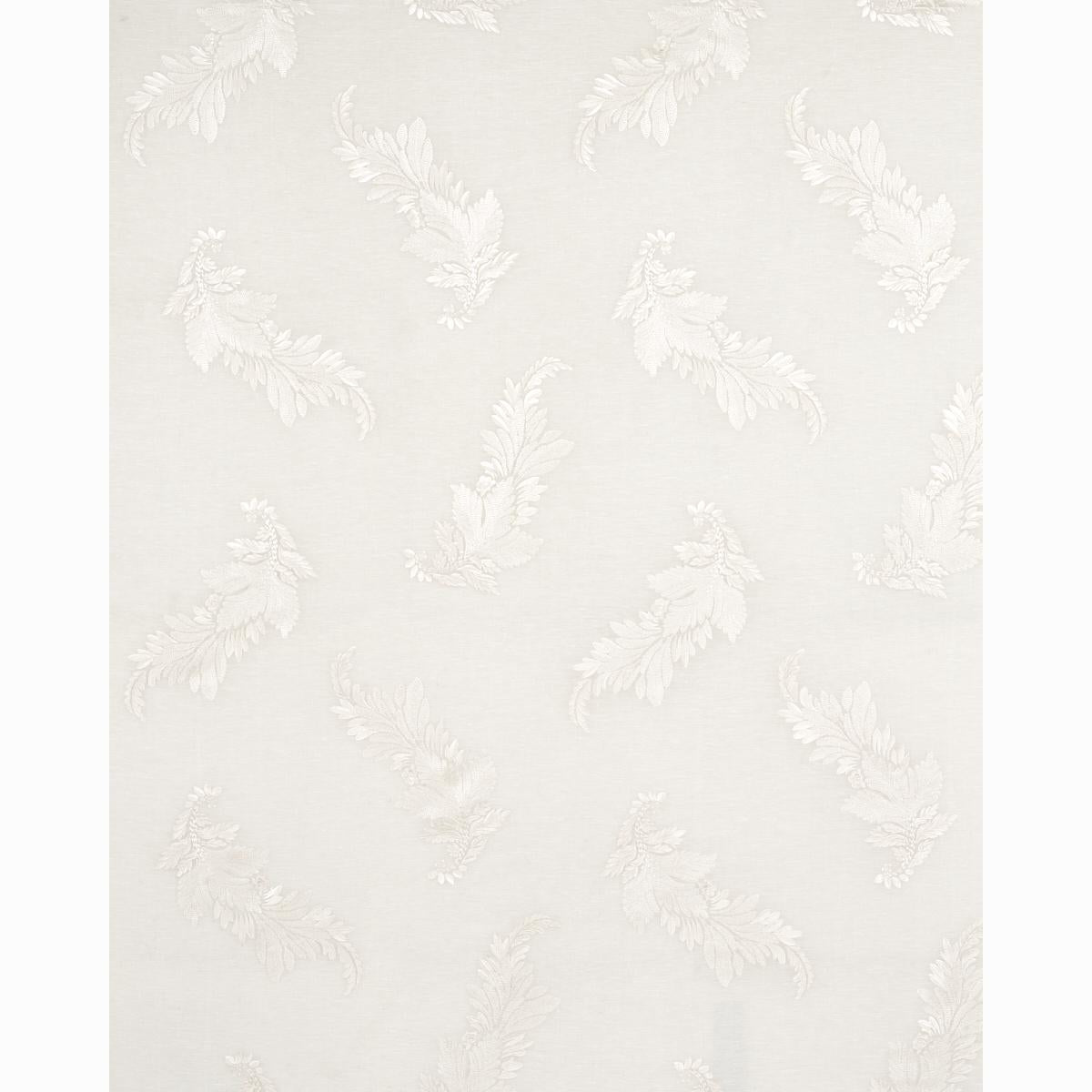Schumacher Contessa Embroidered Sheer Ivory Fabric