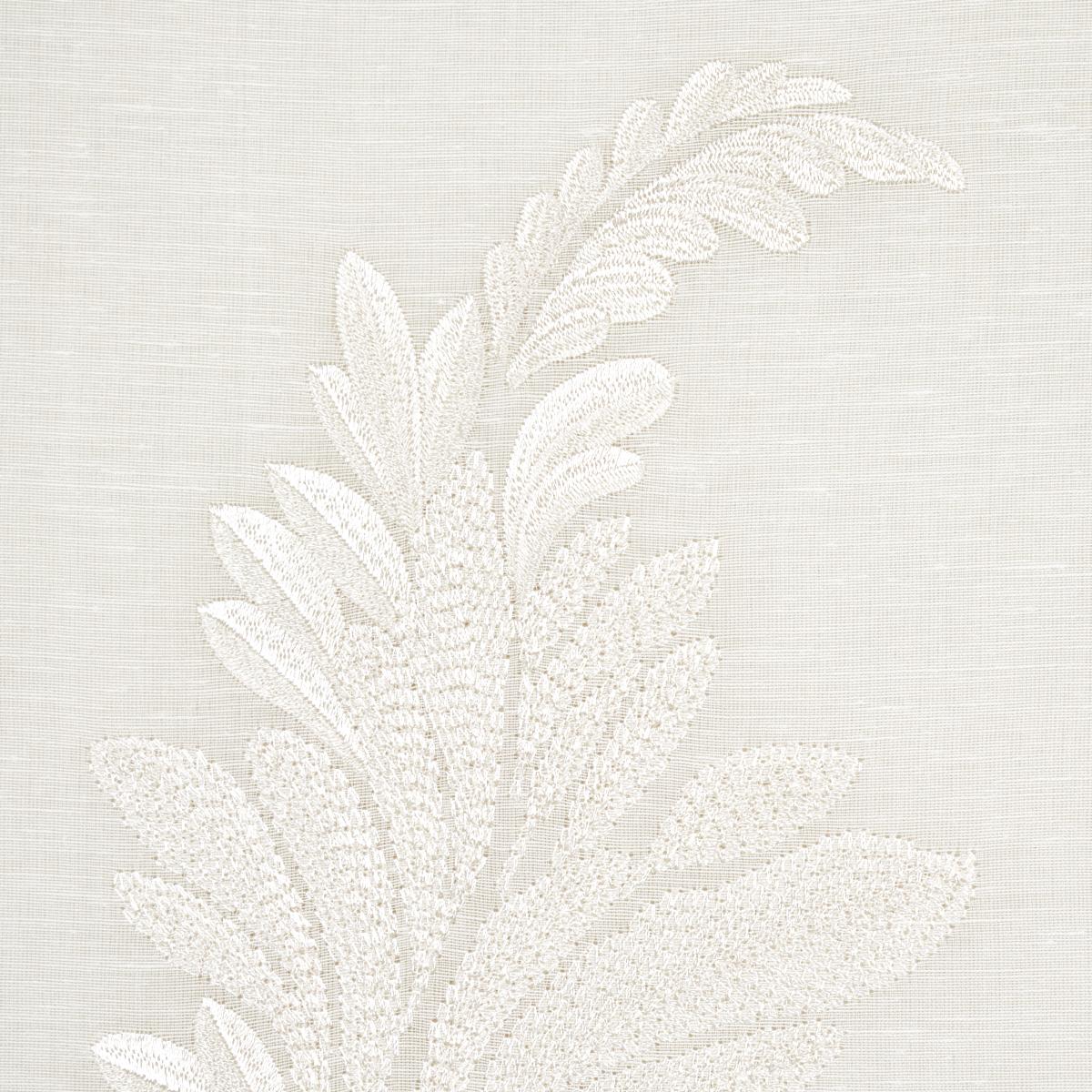 Schumacher Contessa Embroidered Sheer Ivory Fabric – DecoratorsBest