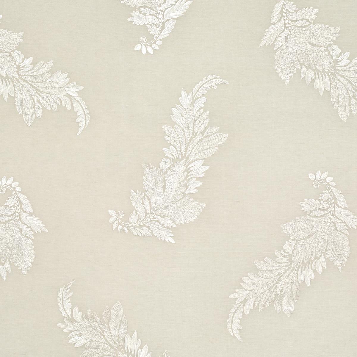 Schumacher Contessa Embroidered Sheer Pearl Fabric – DecoratorsBest