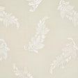 Schumacher Contessa Embroidered Sheer Pearl Fabric