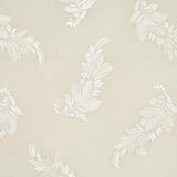 Schumacher Contessa Embroidered Sheer Pearl Fabric