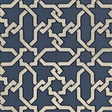 Schumacher Cordoba Embroidery Indigo Fabric
