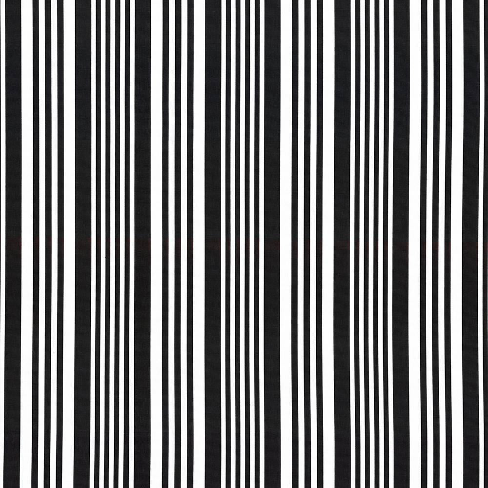 Kasmir Mahina Stripe Black Fabric