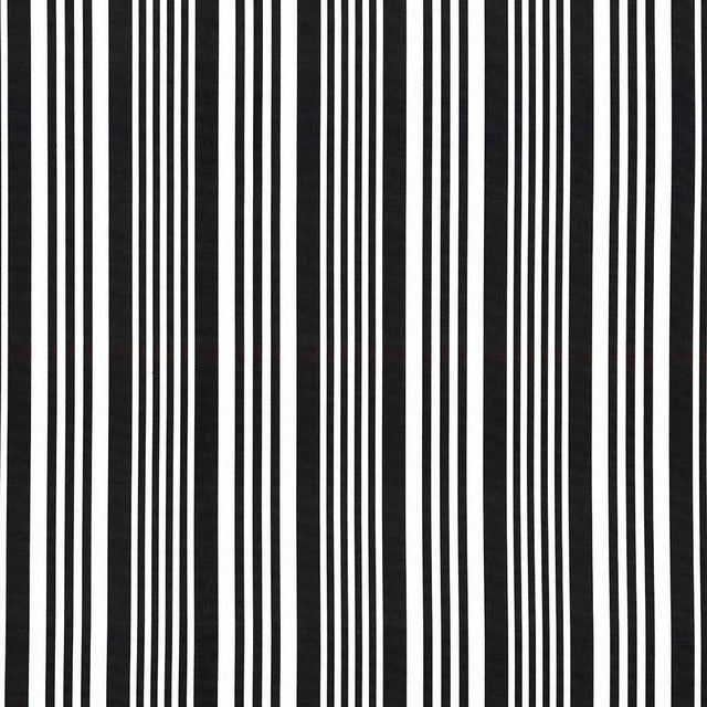 Kasmir Mahina Stripe Black Fabric