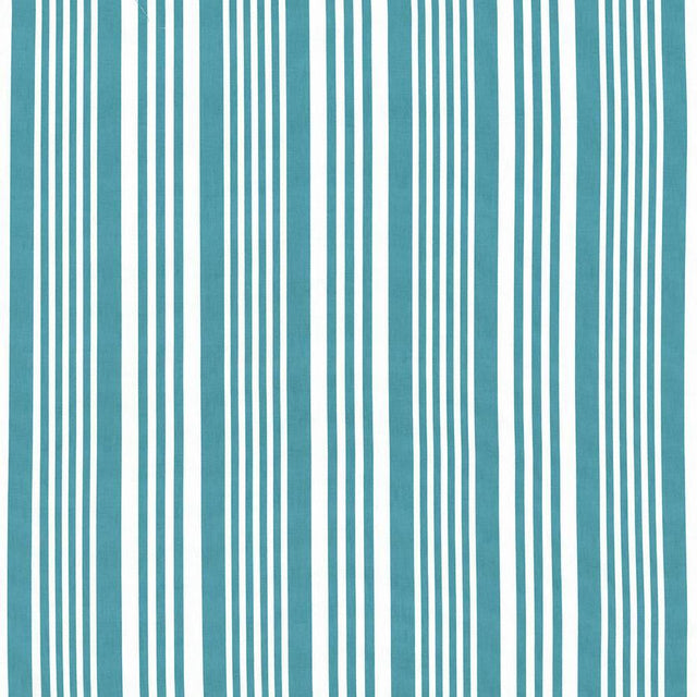 Kasmir Mahina Stripe Turquoise Fabric