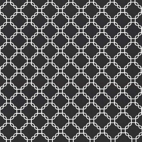 Kasmir Mahina Trellis Black Fabric