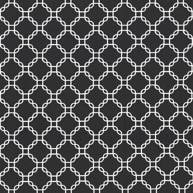 Kasmir Mahina Trellis Black Fabric