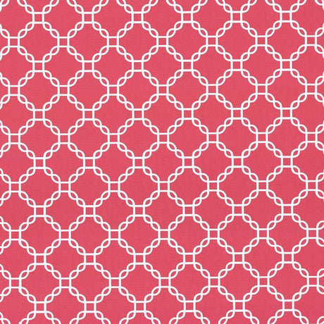 Kasmir Mahina Trellis Hot Pink Fabric