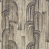 Lee Jofa CRESCENT PAPER EBONY/CREAM Wallpaper
