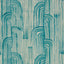 Lee Jofa CRESCENT PAPER LAKE/CREAM Wallpaper