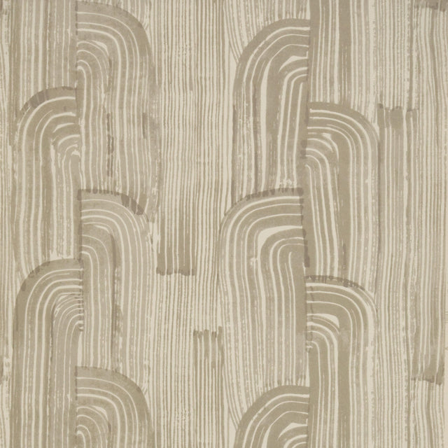 Lee Jofa CRESCENT PAPER TAUPE/PUTTY Wallpaper
