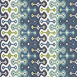 Schumacher Darya Ikat Sidewall Sky Wallpaper