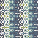 Schumacher Darya Ikat Sidewall Sky Wallpaper
