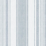 Borastapeter Linen Stripe Blue Wallpaper
