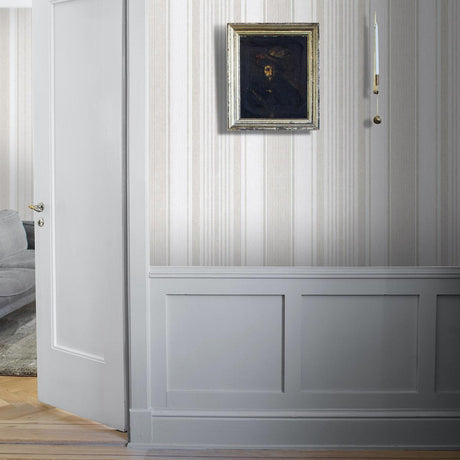 Borastapeter Linen Stripe Natural Wallpaper