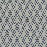 Kasmir Meander Trellis Azure Fabric