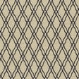 Kasmir Meander Trellis Black Fabric