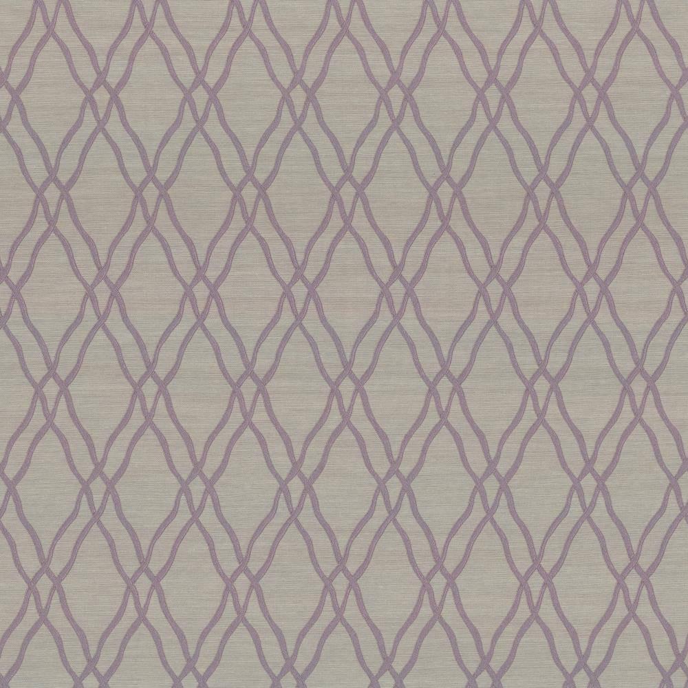 Kasmir Meander Trellis Lilac Fabric