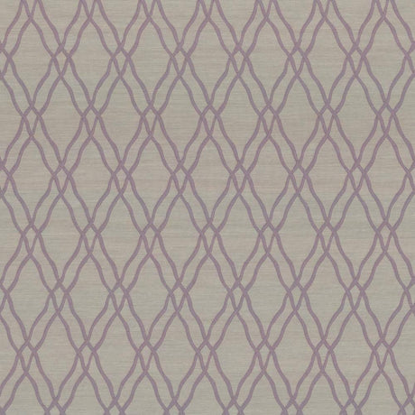 Kasmir Meander Trellis Lilac Fabric