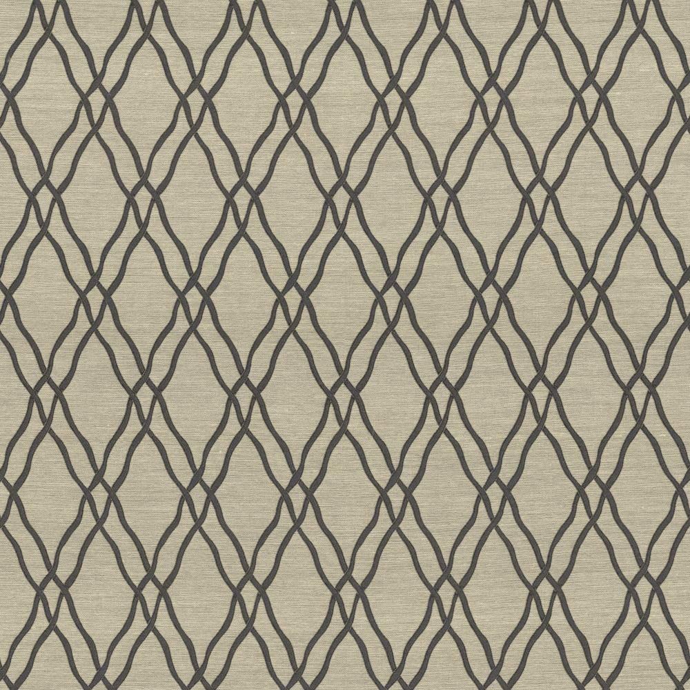 Kasmir Meander Trellis Slate Fabric