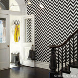 Schumacher Fez Noir Wallpaper