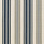 Schumacher Fjord Stripe Indigo Fabric