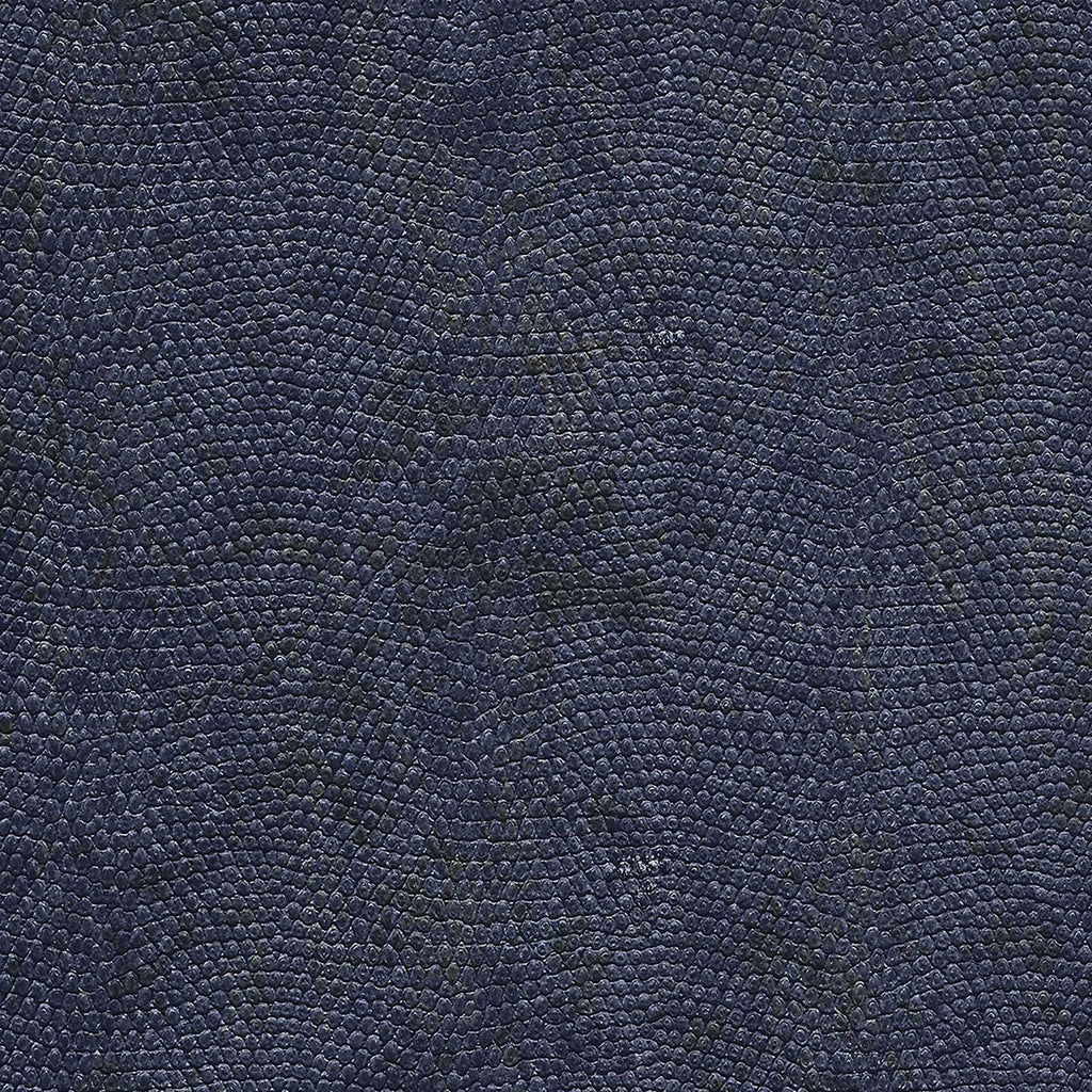 Phillip Jeffries Vinyl Snakeskin Blue Boa Wallpaper
