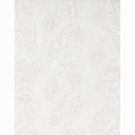 Schumacher Gabriella Embroidered Sheer Ivory Fabric