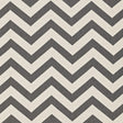 Schumacher Antibes Chevron Oxford Grey Fabric
