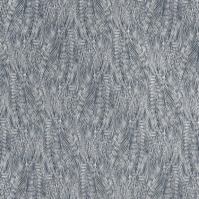 Schumacher Grand Cascade Indigo Fabric
