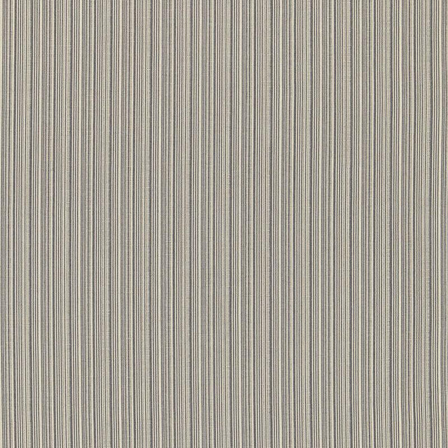 Schumacher Marbella Strie Oxford Grey Fabric
