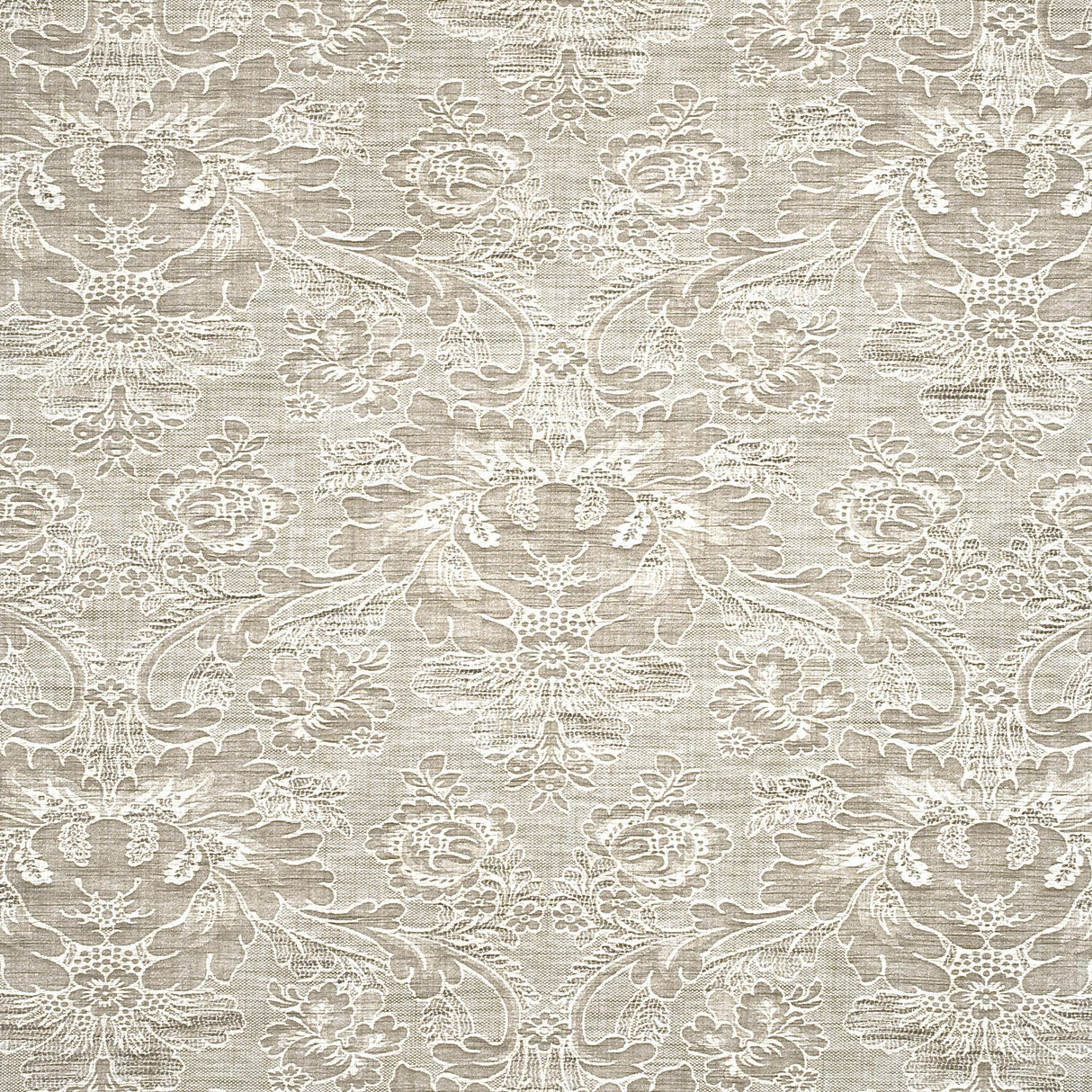 G P & J Baker HARTBURY DAMASK IVORY Fabric