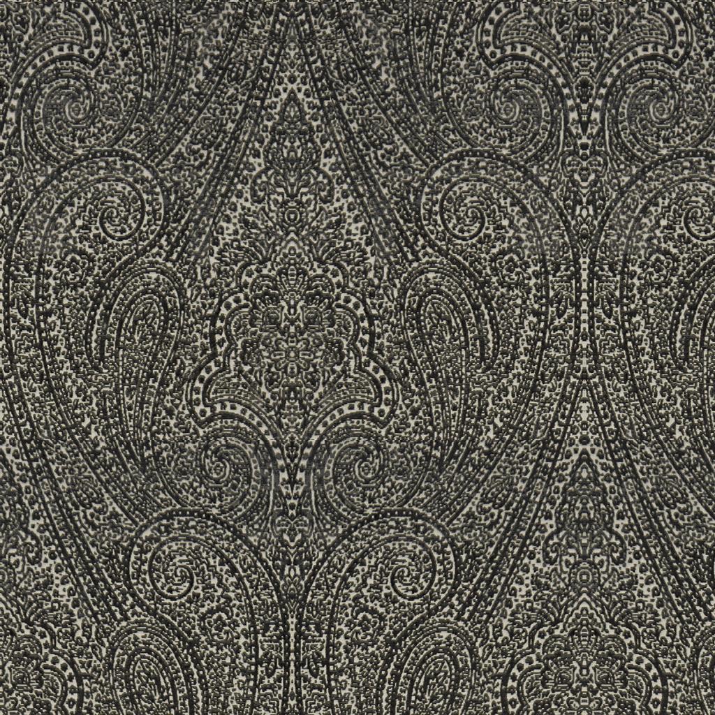 Kravet PAISLEY PLUSH FLINT Upholstery Fabric