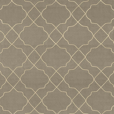 Kasmir Moroccan Trellis Silver Cloud Fabric